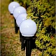 SET 4 Lampi solare X18 pentru gradina sau terasa in forma de GLOB SET 4 Lampi solare X18 pentru gradina sau terasa in forma de GLOB