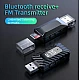 Bluetooth 2 in 1 receiver transmitter W3 cu display lcd pentru muzica pe frecventa radio Bluetooth 2 in 1 receiver transmitter W3 cu display lcd pentru muzica pe frecventa radio