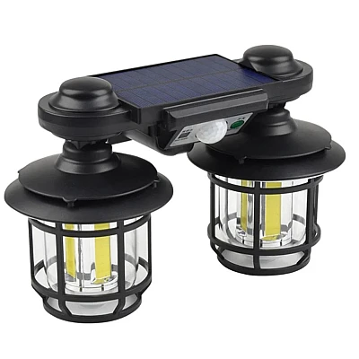 Felinar solar dublu 192 LED cu senzor miscare telecomanda si suport 30W cod JD 2217 Felinar solar dublu 192 LED cu senzor miscare telecomanda si suport 30W cod JD 2217