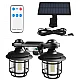 Lampa solara dubla 192 LED cu senzor miscare telecomanda si suport 30W cod JD 2216A Lampa solara dubla 192 LED cu senzor miscare telecomanda si suport 30W cod JD 2216A