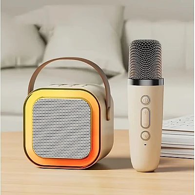 Set boxa portabila si microfon Karaoke K12 Set boxa portabila si microfon Karaoke K12
