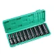 Set trusa tubulare impact Otel 10 piese 1/2 inch de la 8 la 24mm Negru Set trusa tubulare impact Otel 10 piese 1/2 inch de la 8 la 24mm Negru