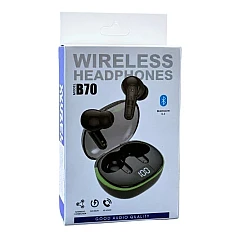 Casti bluetooth B70 procentaj baterie digital