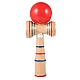 Kendama profesionala din lemn 21 cm model clasic cu bila ROSIE