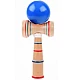 Kendama profesionala din lemn 21 cm model clasic cu bila ALBASTRA