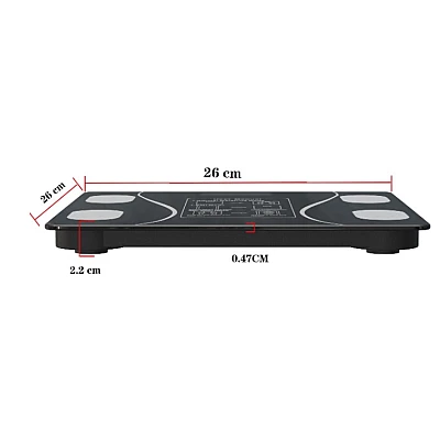 Cantar inteligent de diagnostic corporal Incarcare USB Conexiune Bluetooth Cantar inteligent de diagnostic corporal Incarcare USB Conexiune Bluetooth