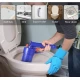 Pompa cu aer comprimat cu 4 accesorii pentru desfundat tevile