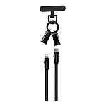 Cablu de date Type C la Lightning 30W cu curea si conexiune magnetica Andowl Q SJ16B Cablu de date Type C la Lightning 30W cu curea si conexiune magnetica Andowl Q SJ16B