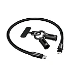 Cablu de date Type C la Lightning 30W cu curea si conexiune magnetica Andowl Q SJ16B Cablu de date Type C la Lightning 30W cu curea si conexiune magnetica Andowl Q SJ16B