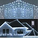Instalatie 12 metri ALB RECE 300 LED tip turturi franjuri Instalatie 12 metri ALB RECE 300 LED tip turturi franjuri