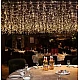 Instalatie 12 metri ALB CALD 300 LED tip turturi franjuri Instalatie 12 metri ALB CALD 300 LED tip turturi franjuri