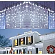 Instalatie 20 metri ALB CALD 500 LED tip turturi franjuri Instalatie 20 metri ALB CALD 500 LED tip turturi franjuri