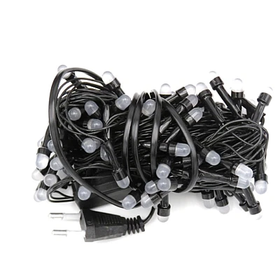 Instalatie liniara 100 LED 9m lumineaza intermitent MULTICOLOR Instalatie liniara 100 LED 9m lumineaza intermitent MULTICOLOR