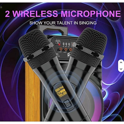 Boxa portabila JQS9033 putere 20000W PMPO Bass Boost RGB 2 microfoane 2 x 10inch Boxa portabila JQS9033 putere 20000W PMPO Bass Boost RGB 2 microfoane 2 x 10inch