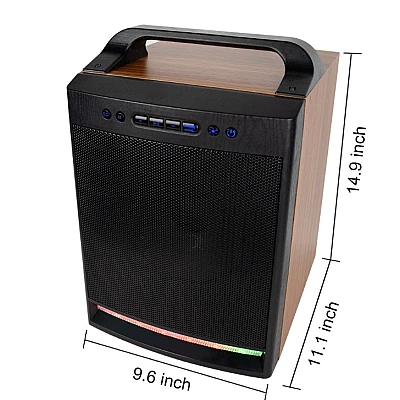 Boxa wireless patrata ZQS8170 de 8 inch cu microfon