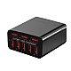 Adaptor priza X82 cu 8 porturi USB 3.0 putere 40W Adaptor priza X82 cu 8 porturi USB 3.0 putere 40W