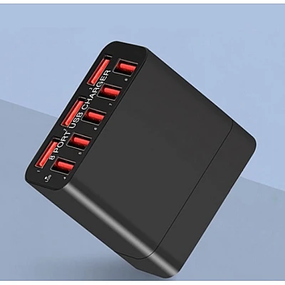 Adaptor priza X82 cu 8 porturi USB 3.0 putere 40W Adaptor priza X82 cu 8 porturi USB 3.0 putere 40W