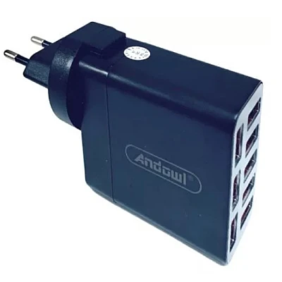 Adaptor priza X82 cu 8 porturi USB 3.0 putere 40W Adaptor priza X82 cu 8 porturi USB 3.0 putere 40W