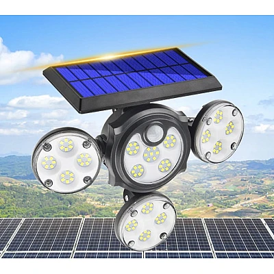 UB Lampa Solara LED AB TA121 4x casete iluminat, incarcare solara, senzor de miscare UB Lampa Solara LED AB TA121 4x casete iluminat, incarcare solara, senzor de miscare