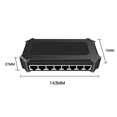 Switch internet cu 8 porturi QJH02 de 1000Mbps