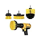 Set 3 perii pentru curatare universale cu adaptor pentru bormasina galbene Set 3 perii pentru curatare universale cu adaptor pentru bormasina galbene