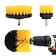 Set 3 perii pentru curatare universale cu adaptor pentru bormasina galbene Set 3 perii pentru curatare universale cu adaptor pentru bormasina galbene