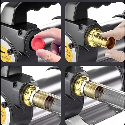 Pompa auto electrica pentru combustibil si ulei 12V de 40-45l/min