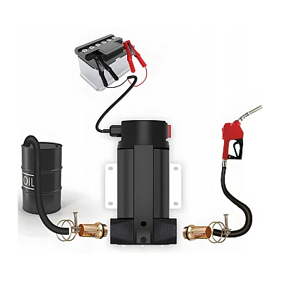 Pompa auto electrica pentru combustibil si ulei 12V de 40-45l/min