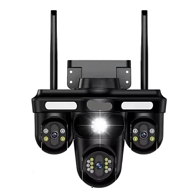 Camera de Supraveghere Conexiune WIFI 3 Lentile 12 MP Vedere Panoramica Night vision Camera de Supraveghere Conexiune WIFI 3 Lentile 12 MP Vedere Panoramica Night vision