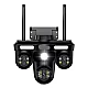 Camera de Supraveghere Conexiune WIFI 3 Lentile 12 MP Vedere Panoramica Night vision Camera de Supraveghere Conexiune WIFI 3 Lentile 12 MP Vedere Panoramica Night vision