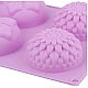 Forma silicon pentru prajituri 6 cavitati Floral AH 0028 Forma silicon pentru prajituri 6 cavitati Floral AH 0028