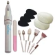 Set freza pentru manichiura-pedichiura cu 18 Accesorii
