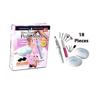 Set freza pentru manichiura-pedichiura cu 18 Accesorii Set freza pentru manichiura-pedichiura cu 18 Accesorii