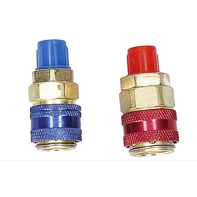 Kit verificat AC cu 2 manometre 2 robineti si 3 furtune 90cm pentru aer conditionat / Freon Kit verificat AC cu 2 manometre 2 robineti si 3 furtune 90cm pentru aer conditionat / Freon