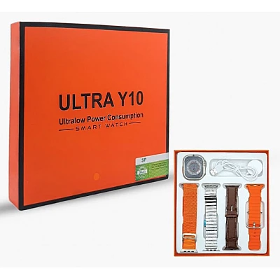 Ceas Inteligent Y10 Ultra cu 4 bratari Ceas Inteligent Y10 Ultra cu 4 bratari