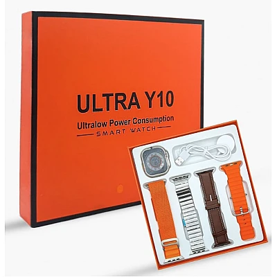 Ceas Inteligent Y10 Ultra cu 4 bratari Ceas Inteligent Y10 Ultra cu 4 bratari