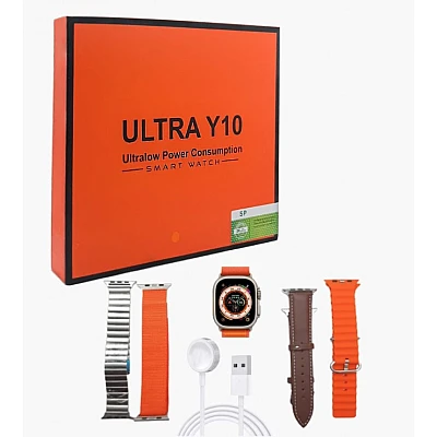 Ceas Inteligent Y10 Ultra cu 4 bratari Ceas Inteligent Y10 Ultra cu 4 bratari
