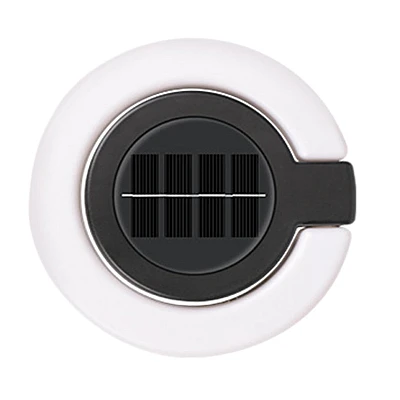 Set 4 lampi solare de gradina rotunde cu LED ALB in forma de cerc pliabil Set 4 lampi solare de gradina rotunde cu LED ALB in forma de cerc pliabil