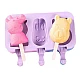 Set 2 Forme din Silicon pentru Inghetata pe Bat Set 2 Forme din Silicon pentru Inghetata pe Bat