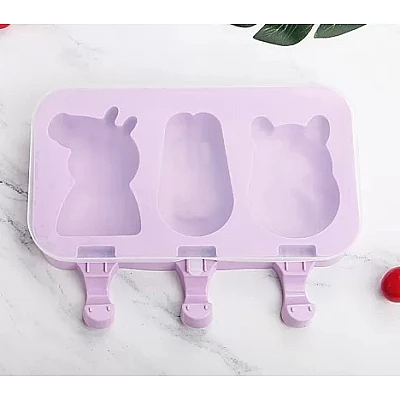 Set 2 Forme din Silicon pentru Inghetata pe Bat Set 2 Forme din Silicon pentru Inghetata pe Bat