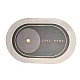 UB Covor de Baie Antiderapant si Absorbant Model Home Oval 87 x 56 cm VERDE LY