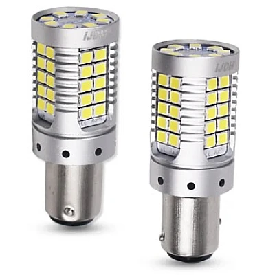 Set 2 Becuri Canbus Marsarier 1156 Alb 2000 Lm 21W/bec T15 Set 2 Becuri Canbus Marsarier 1156 Alb 2000 Lm 21W/bec T15
