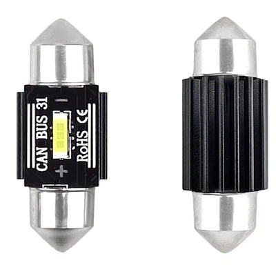 Set 2 Becuri Auto LED Canbus SMD 1860 12-24V C5W 39 mm Set 2 Becuri Auto LED Canbus SMD 1860 12-24V C5W 39 mm