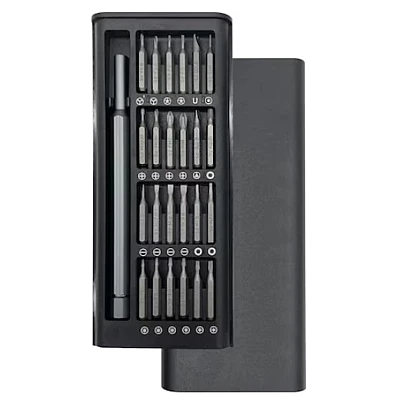 Set Surubelnite de Precizie 24 in 1 cu Trusa de depozitare Neagra Set Surubelnite de Precizie 24 in 1 cu Trusa de depozitare Neagra