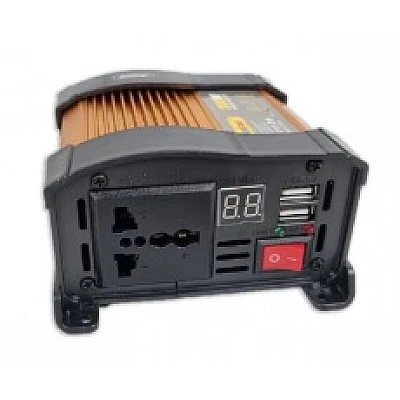 Invertor 12V 300W cu Unda Sinusoidalal si Priza 220V KS300 Invertor 12V 300W cu Unda Sinusoidalal si Priza 220V KS300