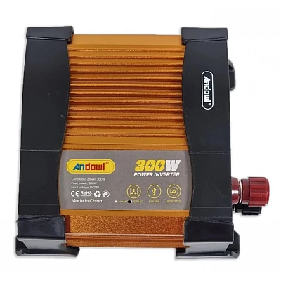 Invertor 12V 300W cu Unda Sinusoidalal si Priza 220V KS300 Invertor 12V 300W cu Unda Sinusoidalal si Priza 220V KS300