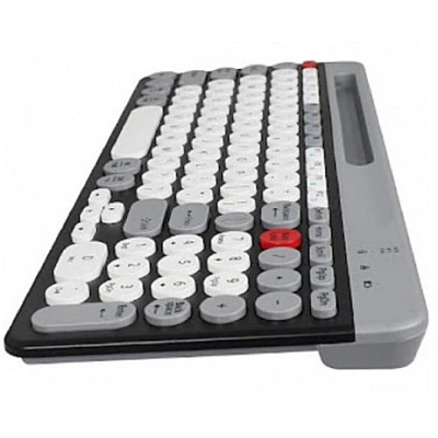 Tastatura cu Bluetooth si Suport pentru Telefon QK8066 Tastatura cu Bluetooth si Suport pentru Telefon QK8066