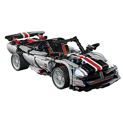 Set Constructie Masina Sport JM800 Gri 500 Piese Set Constructie Masina Sport JM800 Gri 500 Piese