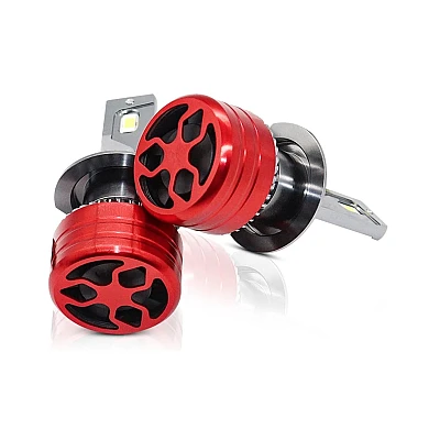 Set 2 Becuri D2s X 20 Auto LED 10000k 110W/Set Canbus 5600LM Carcasa Rosie Set 2 Becuri D2s X 20 Auto LED 10000k 110W/Set Canbus 5600LM Carcasa Rosie