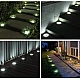 Set 4 lampi solare pentru gradina rotunde Set 4 lampi solare pentru gradina rotunde